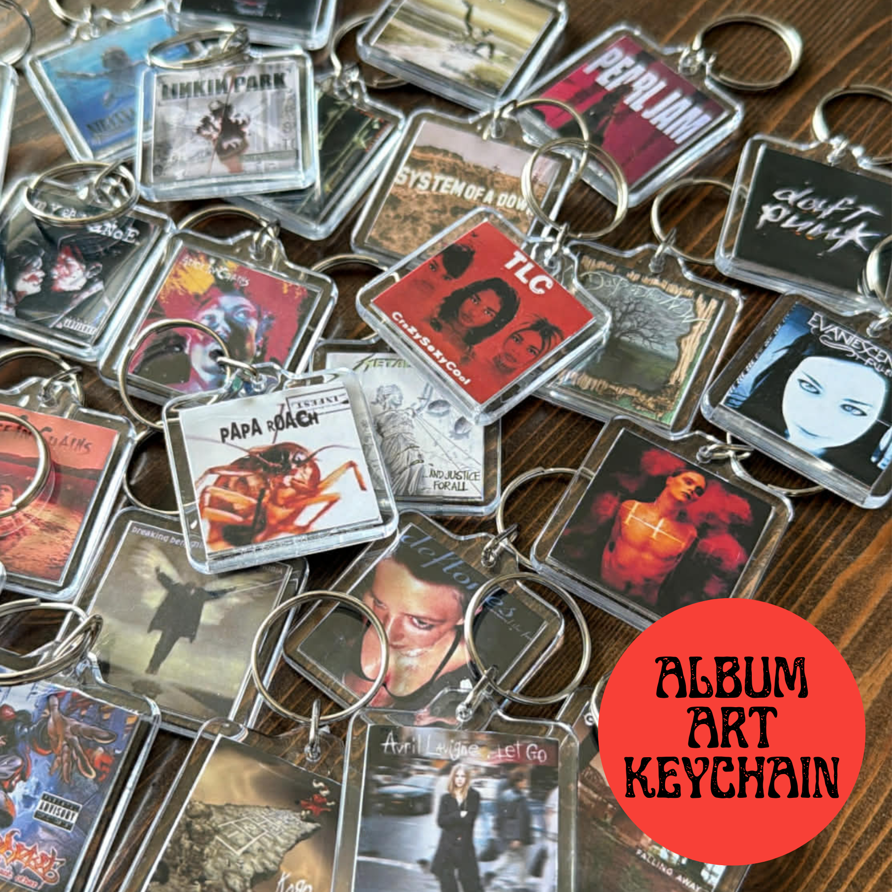 Album Art Keychain