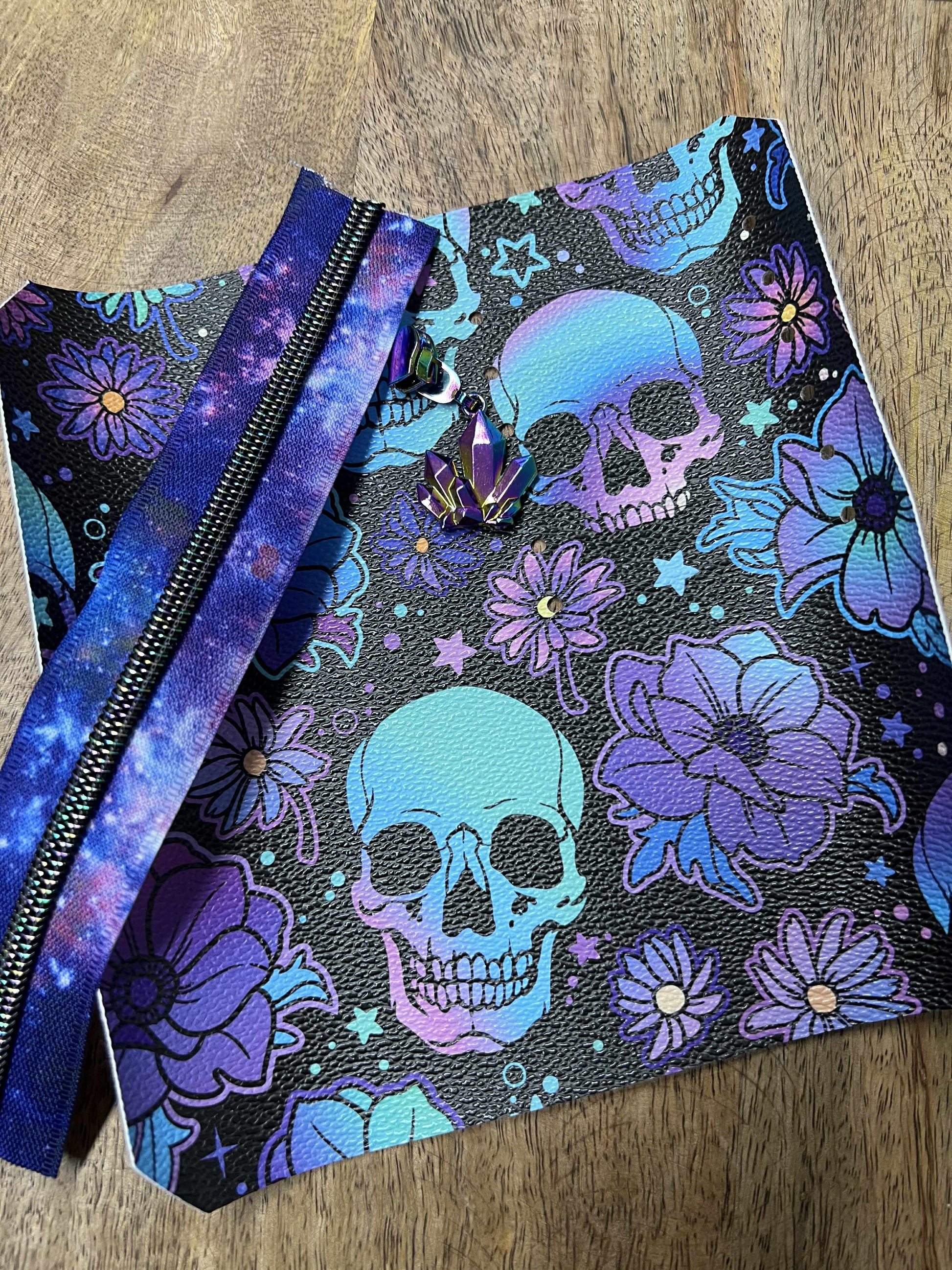 Purse Pal - Floral Skulls