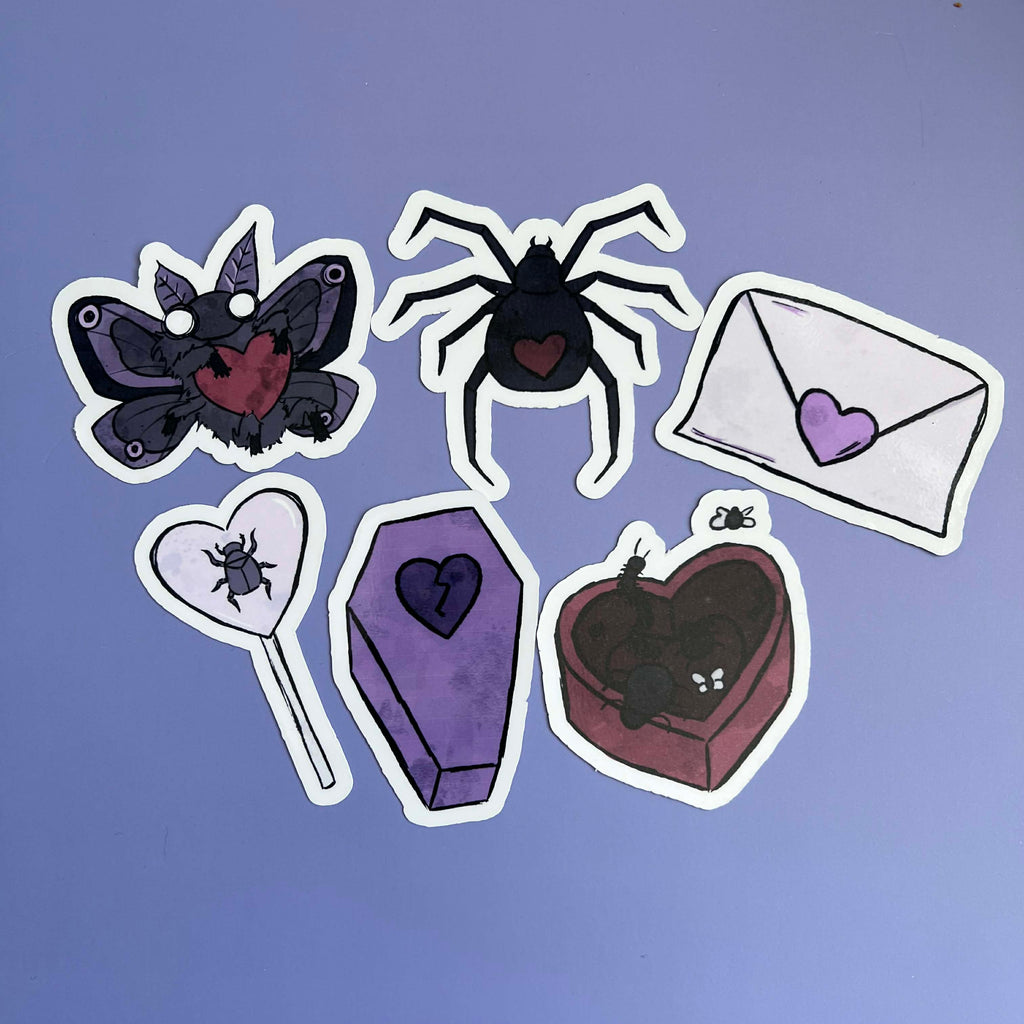 Dark Romance Sticker Pack