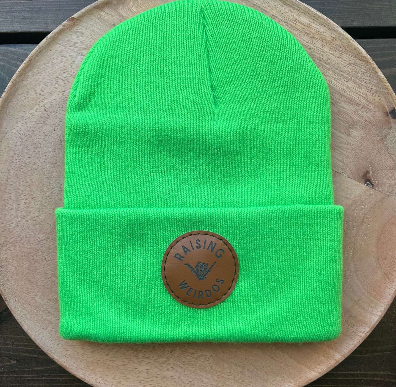 Raising Weirdos Toque - Neon Green