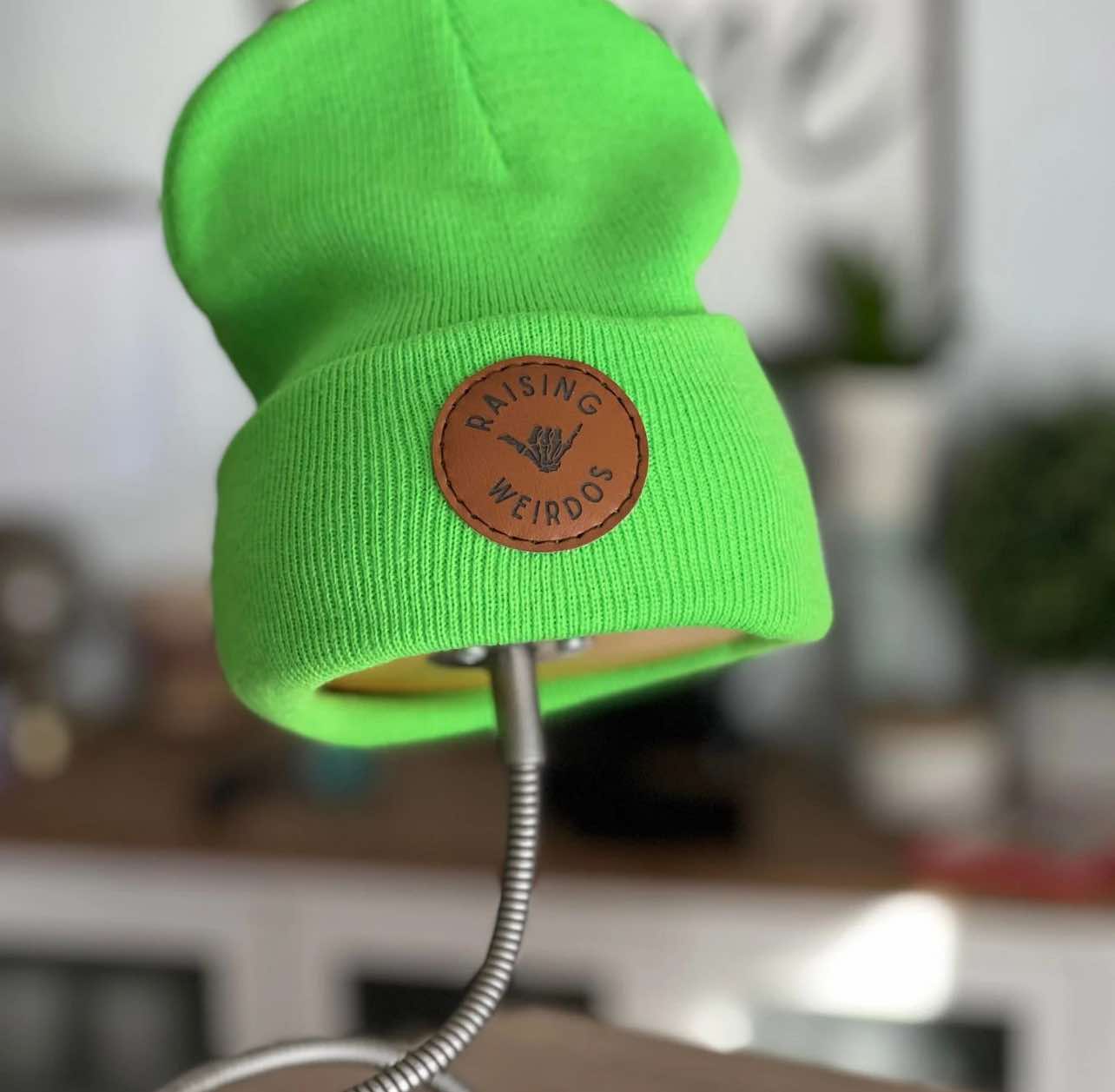 Raising Weirdos Toque - Neon Green