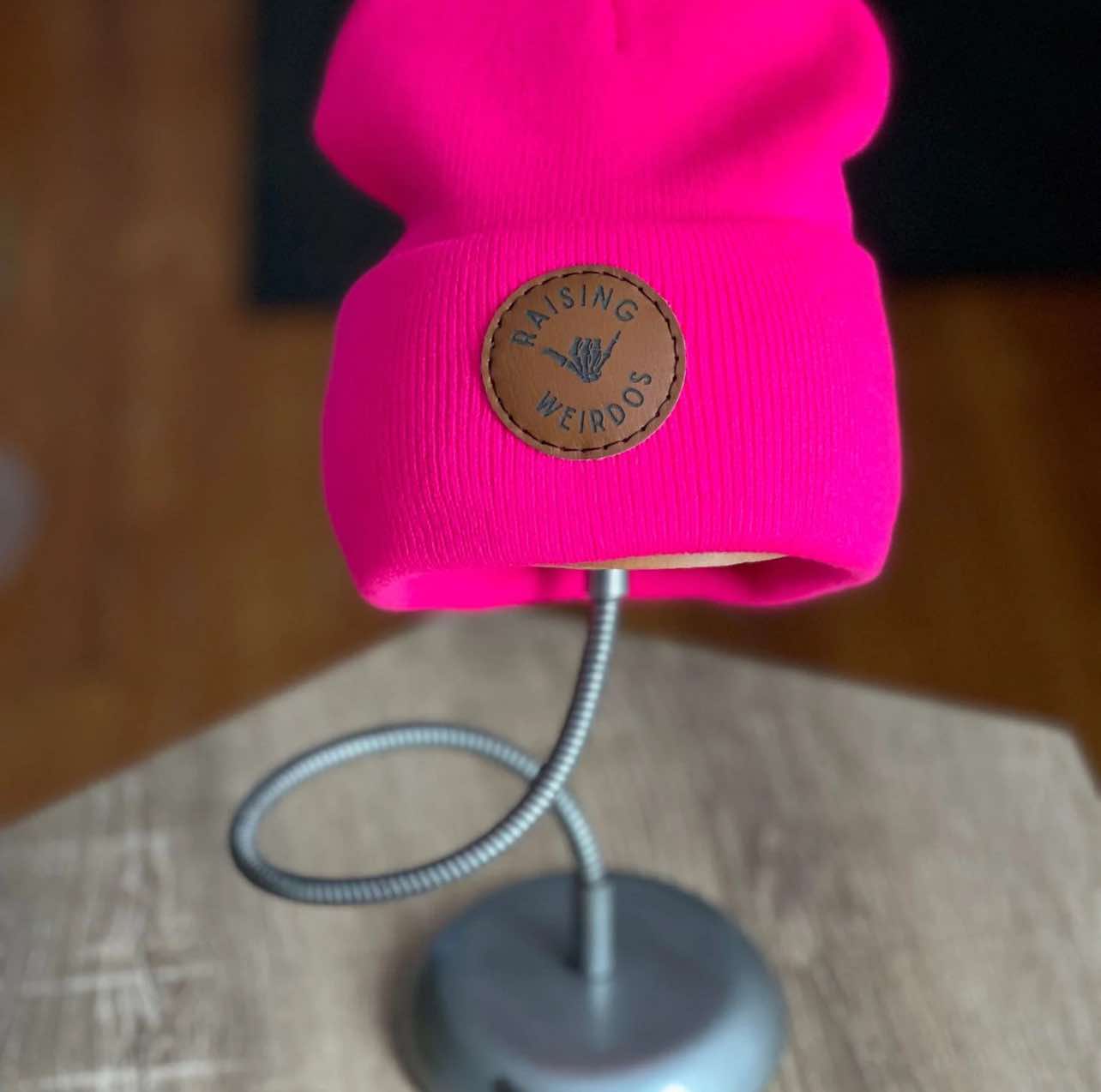 Raising Weirdos Toque - Neon Pink