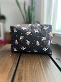 Quilted Cotton Skin Care Bag