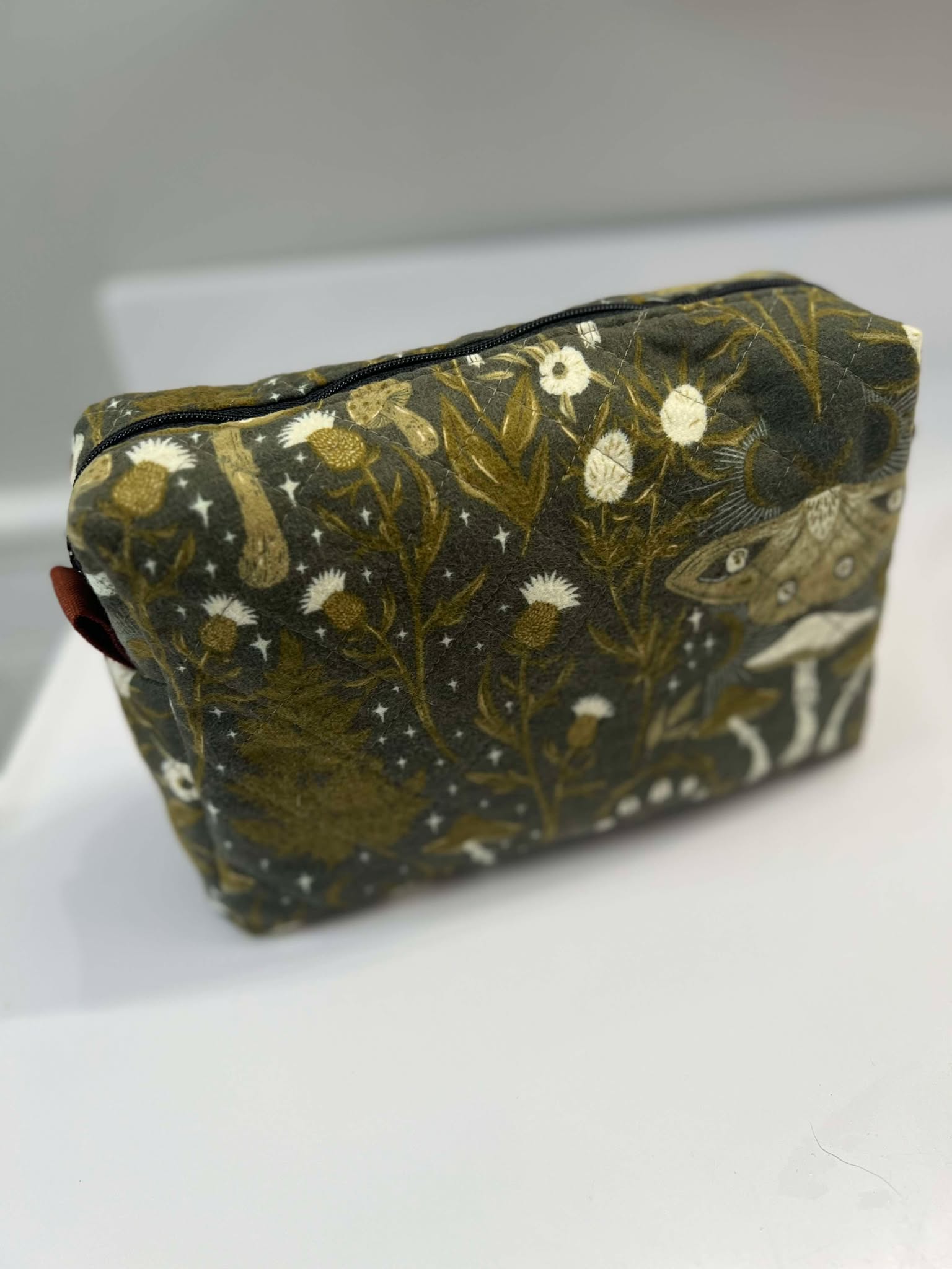 Quilted Flannel Skin Care Bag
