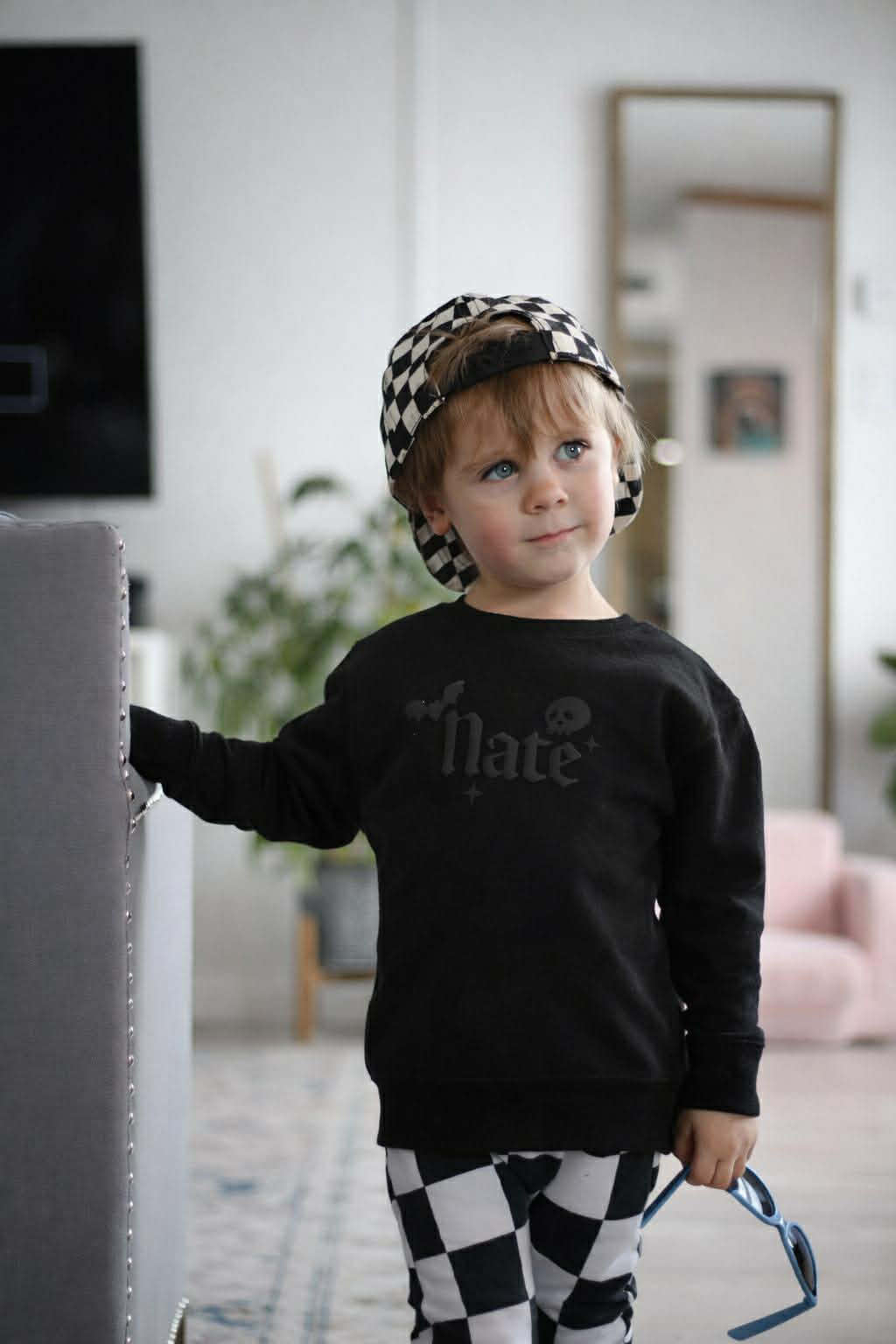 Little Rebel Signature Puff Crew – Custom Name Sweatshirt