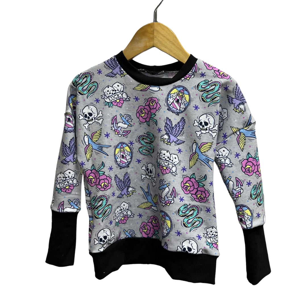 Grow With Me Crewneck - Pastel Tattoo