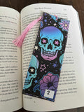 Floral Skull Bookmark - Standard