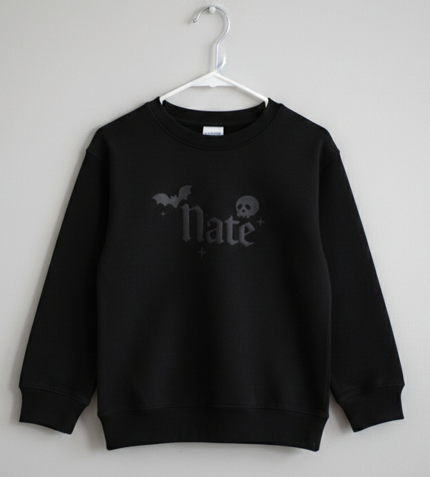 Little Rebel Signature Puff Crew – Custom Name Sweatshirt