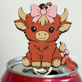 Dead Thirsty Tools - Highland Cow Keychain