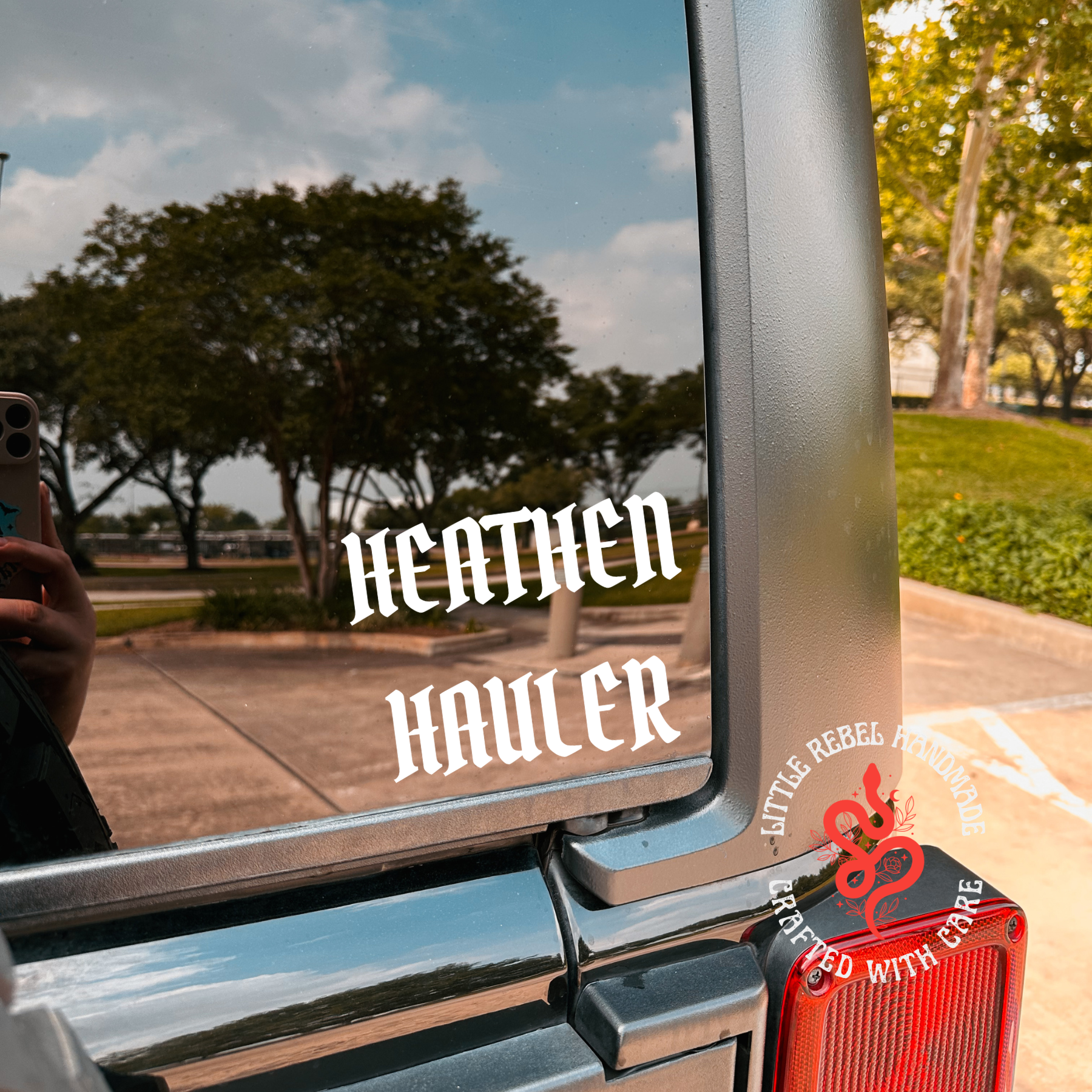 Heathen Hauler Car Decal