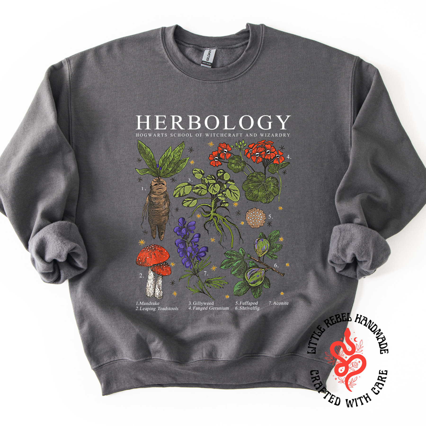 Herbology - Charcoal Sweatshirt