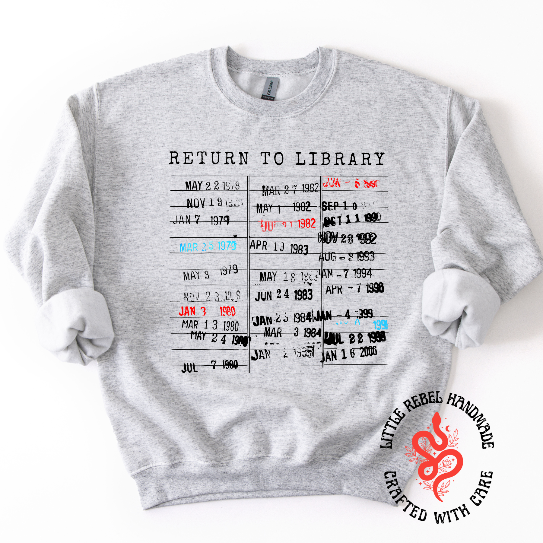 Return To The Library - Ash Sweatshirt