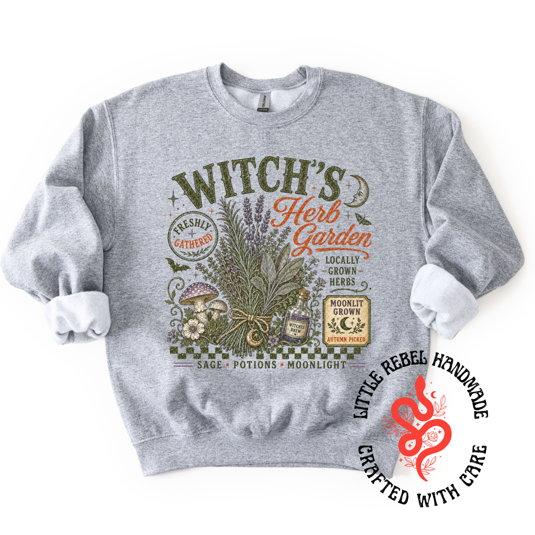 Witches Herb Garden - Sport Grey Sweatshirt