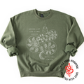 Never Let The Same Snake - Military Green Sweatshirt