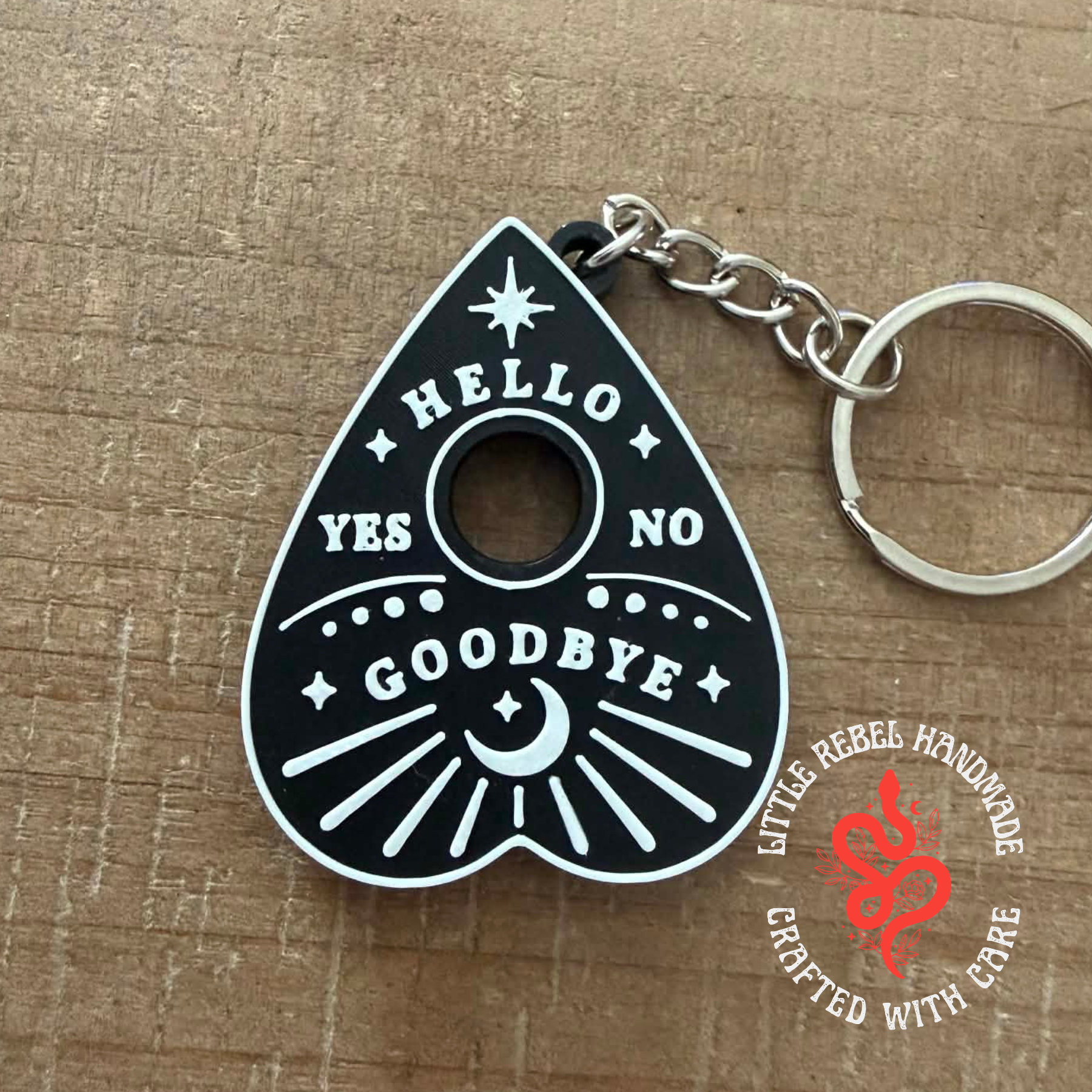 Dead Thirsty Tools -Ouija Planchette - Keychain