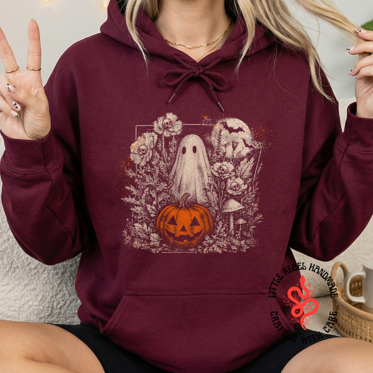 Midnight Harvest - Maroon Hoodie *New Style*