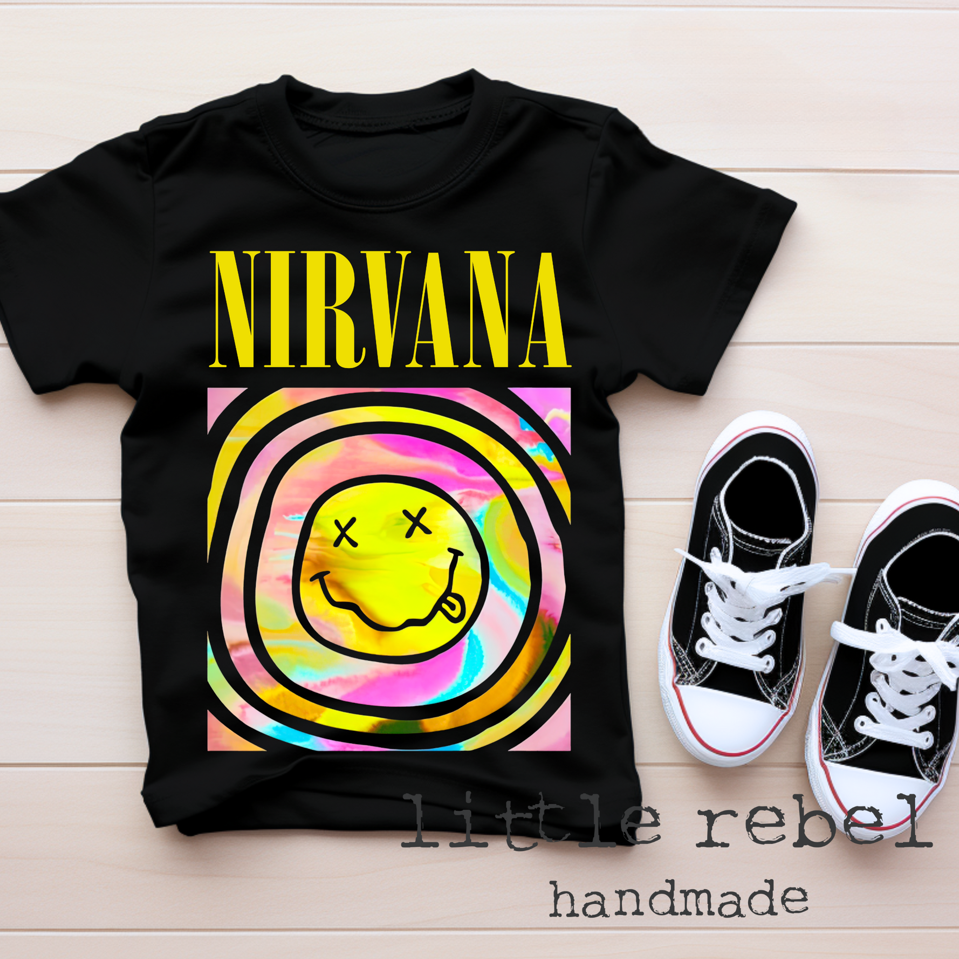 Mini Band Tee - Groovy Face