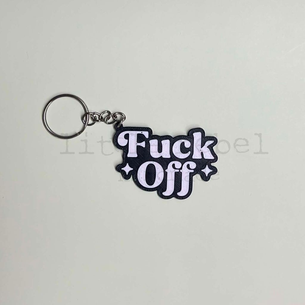 Fuck Off Keychain