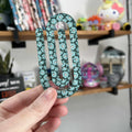 Jumbo Acrylic Paperclips / Bookmarks - Little Blue Flowers