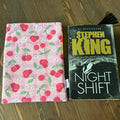 Small Book Sleeve - Cherry Gingham