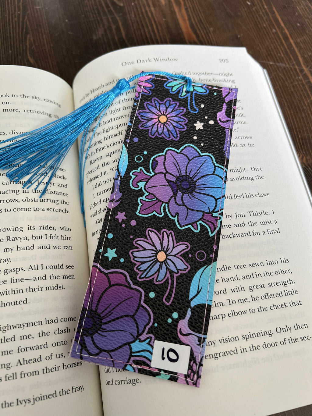 Floral Skull Bookmark - Standard