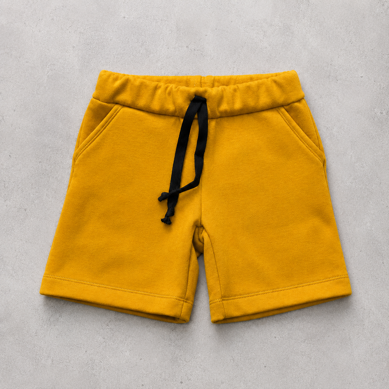 Mustard Pocket Shorts