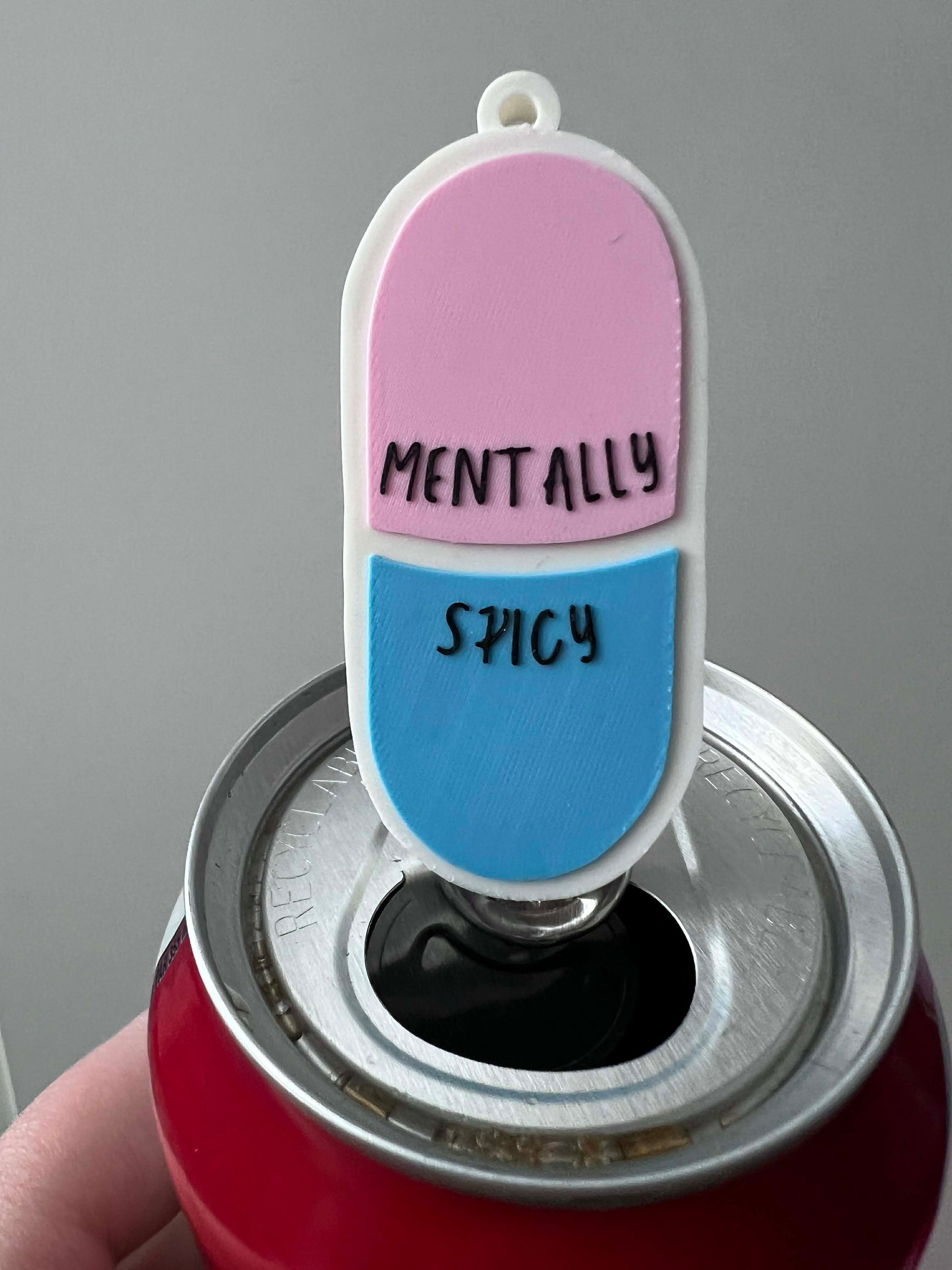 Dead Thirsty Tools - Mentally Spicy Pill Can Tab Opener