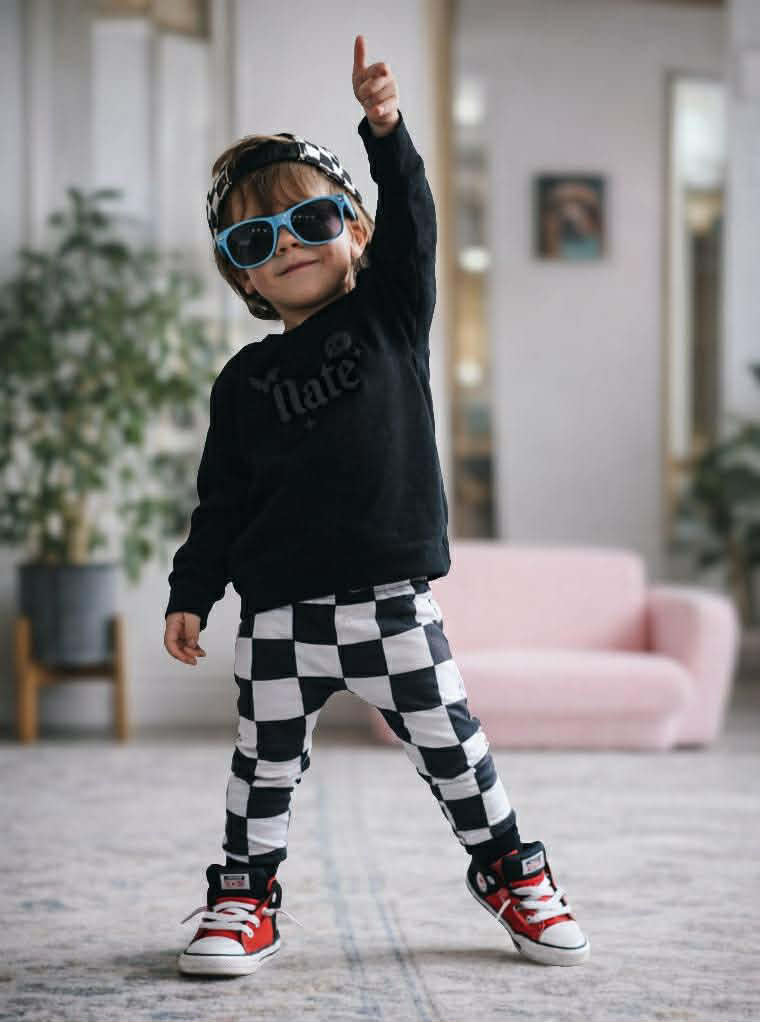 Little Rebel Signature Puff Crew – Custom Name Sweatshirt